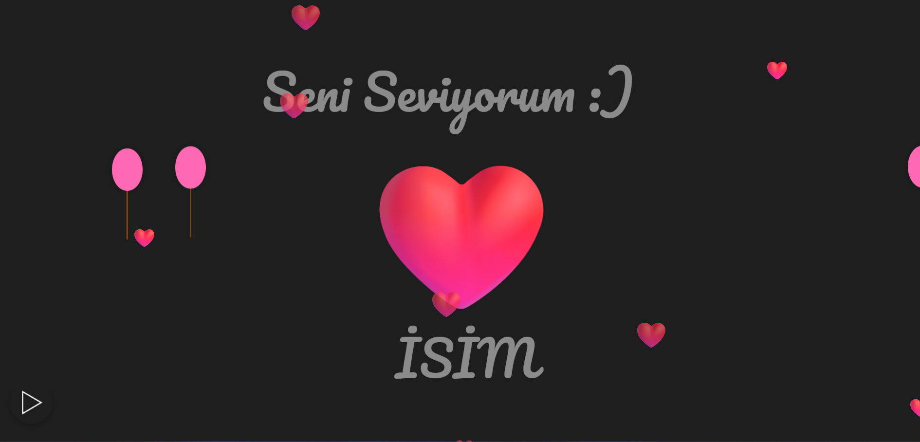 Love Bomb Hediye Platformu Ürün Sayfası